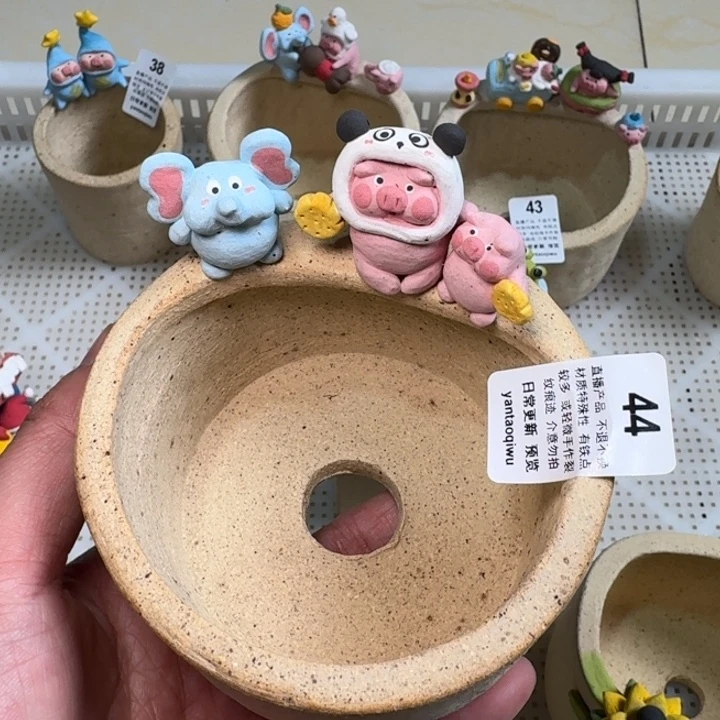 炏陶器物多肉花盆44