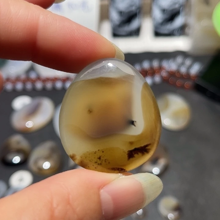 玛瑙/玉髓未镶嵌吊坠(不含链)