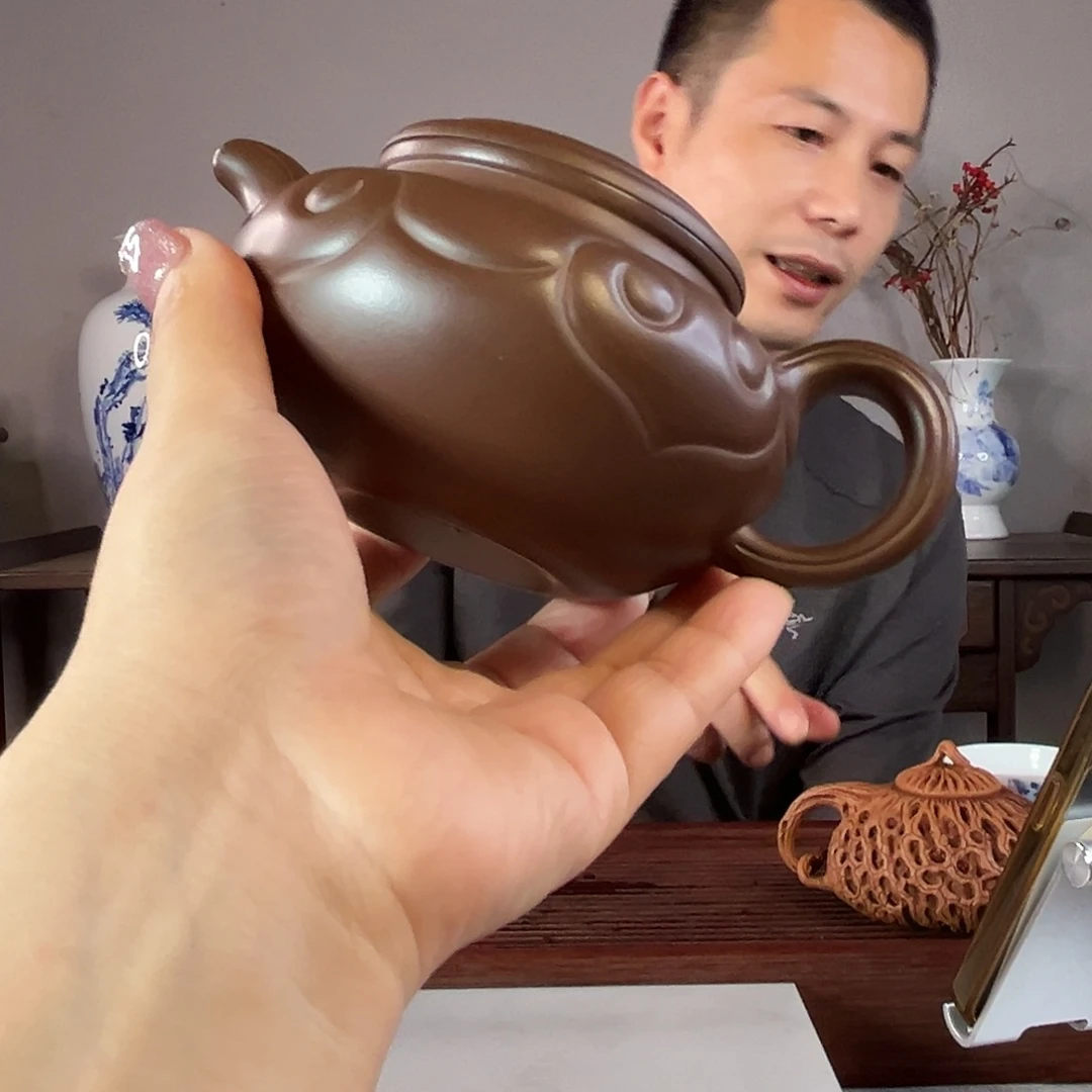 德***茶壶紫砂仿古如意