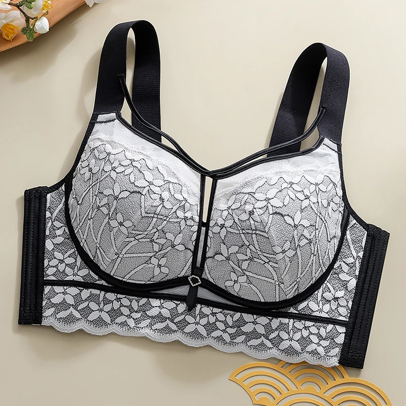 蕾丝拼接撞色调整型内衣323