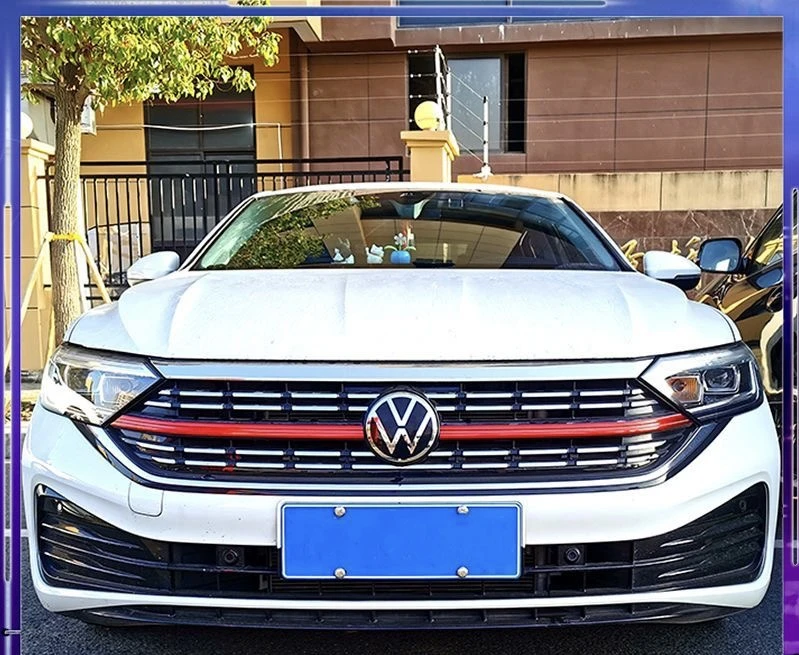 23-25速腾中网红色装饰亮条红色亮条前脸装饰安装海外版亮条贴