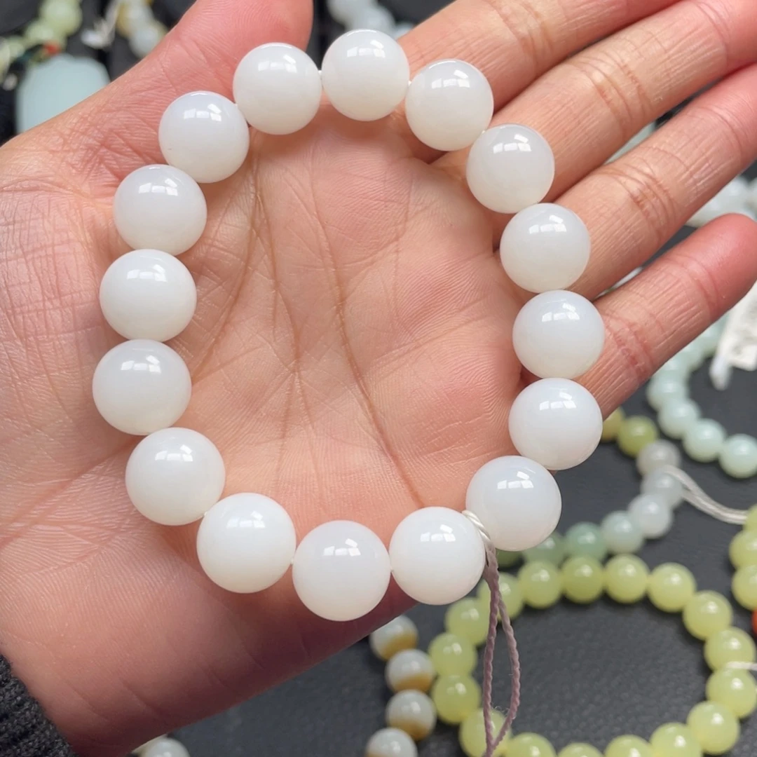 和田玉未镶嵌手链