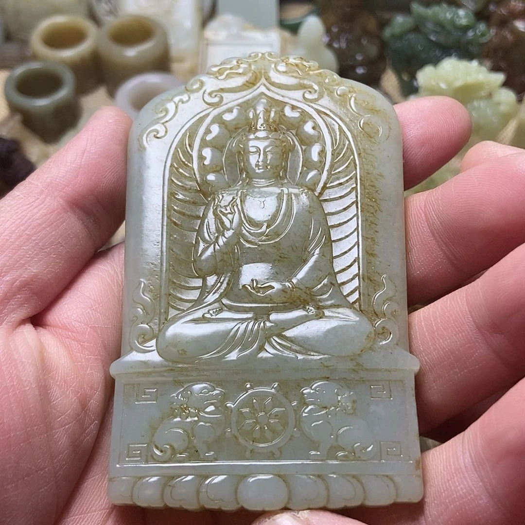 和田玉挂件未镶嵌@*明