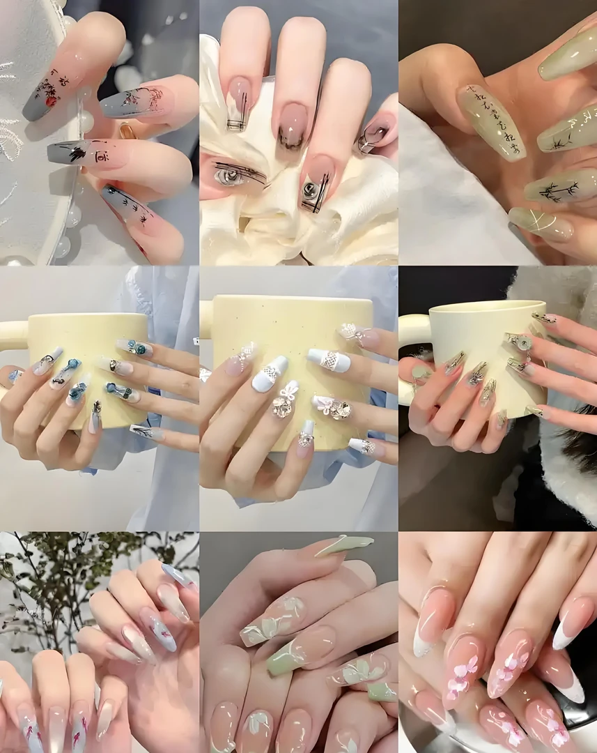 直播链接～工厂直销手工穿戴甲【下单备注编号】