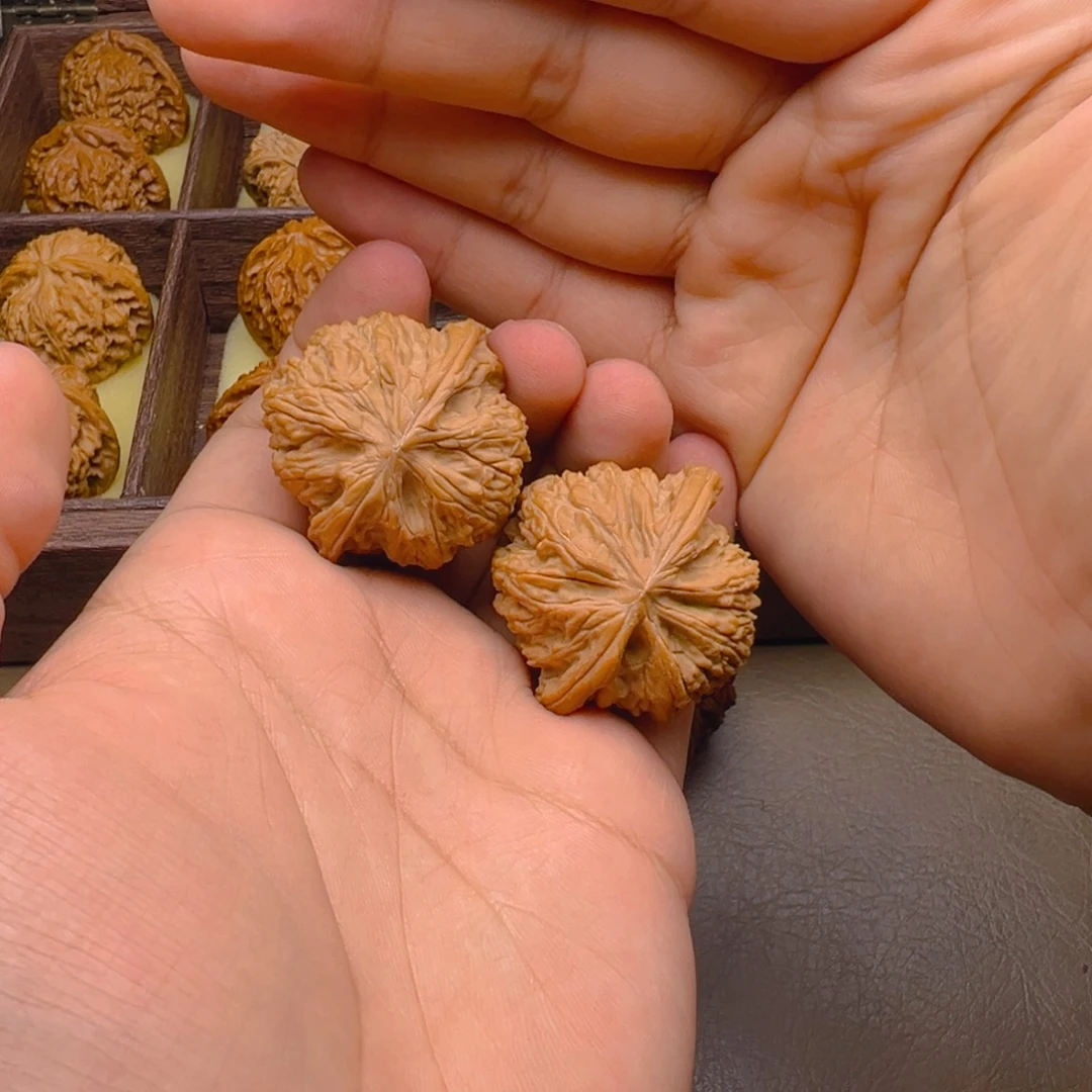 把件文玩核桃山地果磨盘