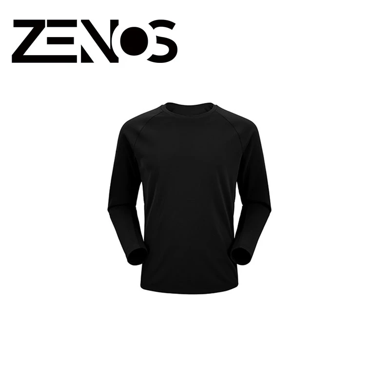 K时尚百搭吸湿排汗速干圆领长袖T恤（卡码拍小）