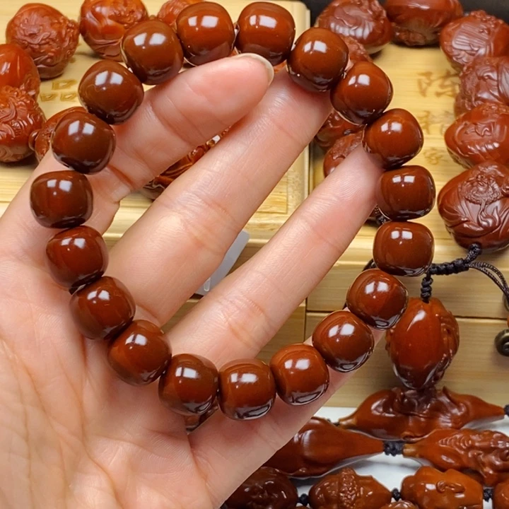 橄榄核吊坠元橄榄核手串