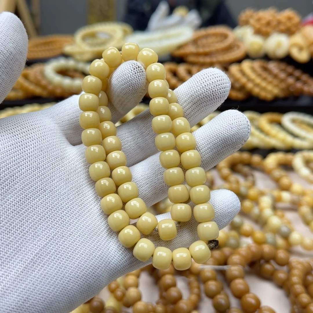 菩提根/象牙果手串8.9 8年 精工 双圈