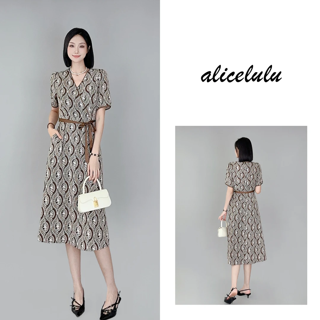 3 ALICE “一件降温”连衣裙 轻盈透气 柔美浪漫 S2138829L