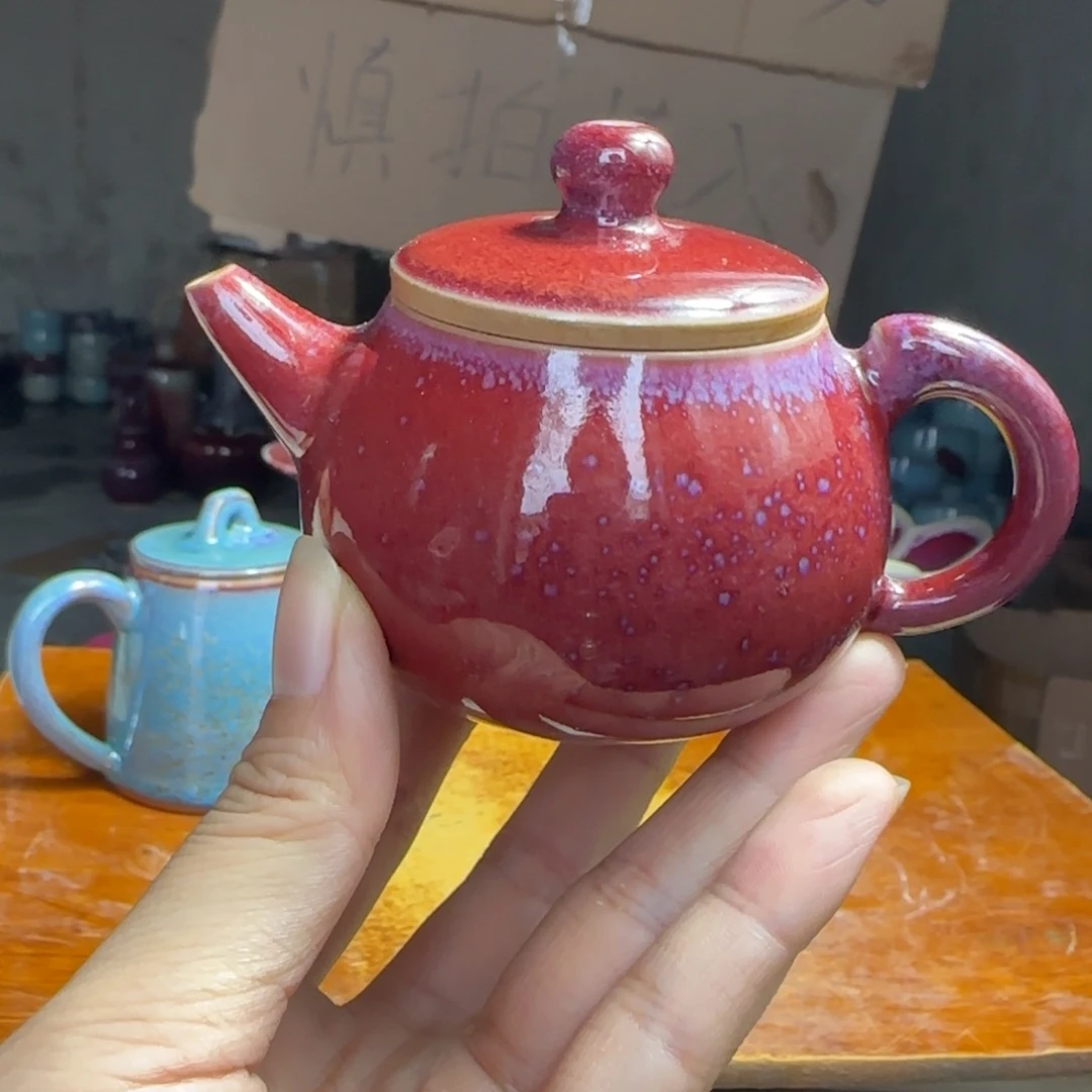 摆件陶郑家钧窑摆件微瑕