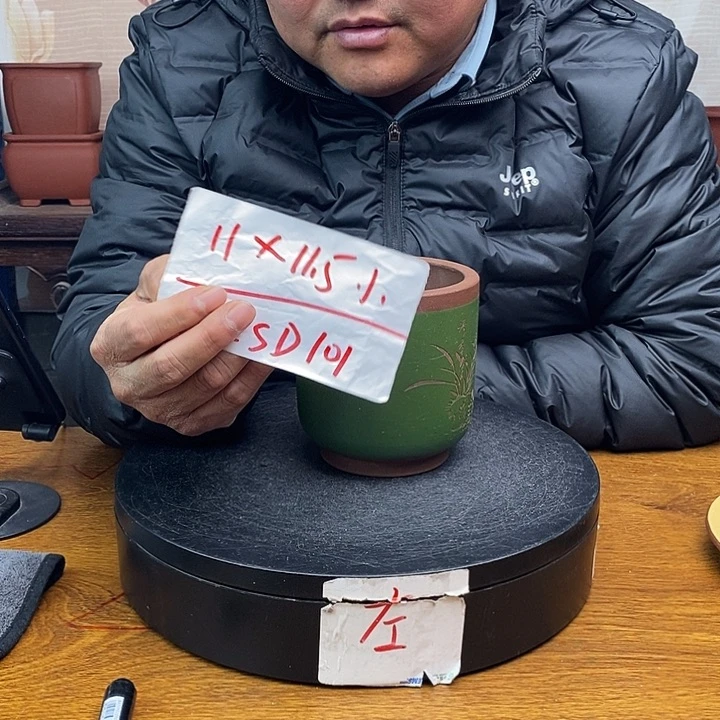 紫砂花盆货号一只SD101