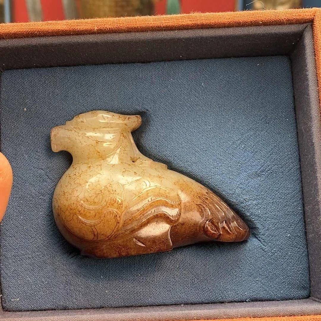 和田玉佩饰未镶嵌小***号