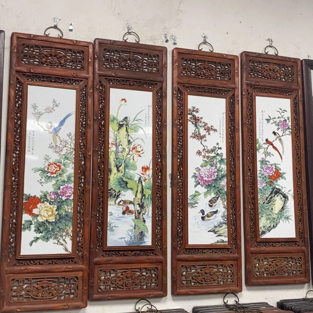 瓷片120*36*4 景德镇瓷板画柴窑烧制