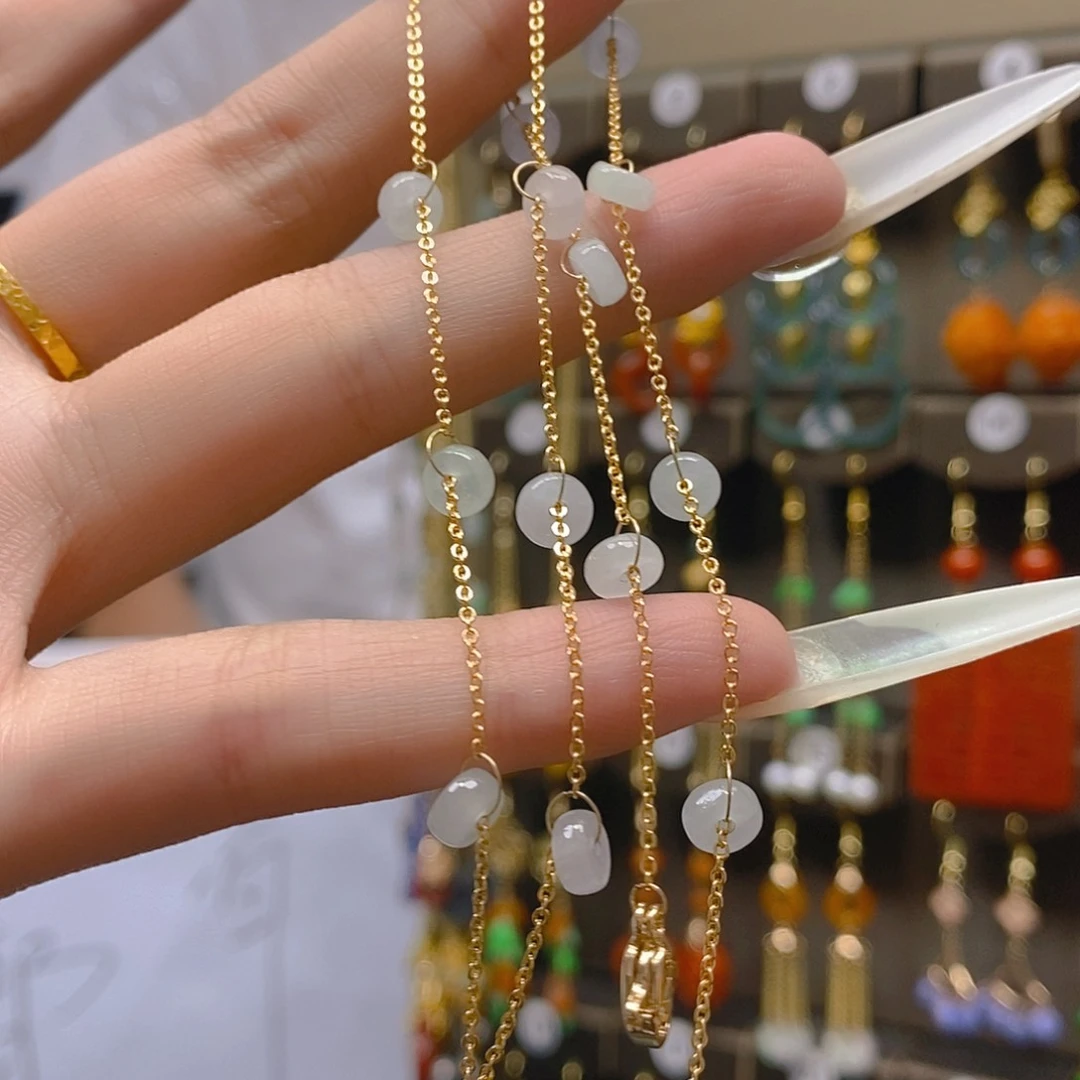 翡翠合金耳饰翡翠