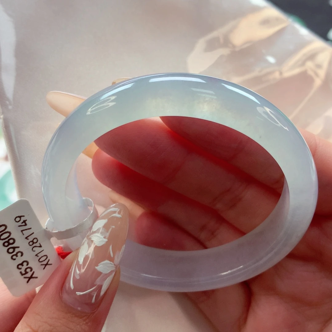 翡翠手镯（贵妃镯）未镶嵌22（65号）