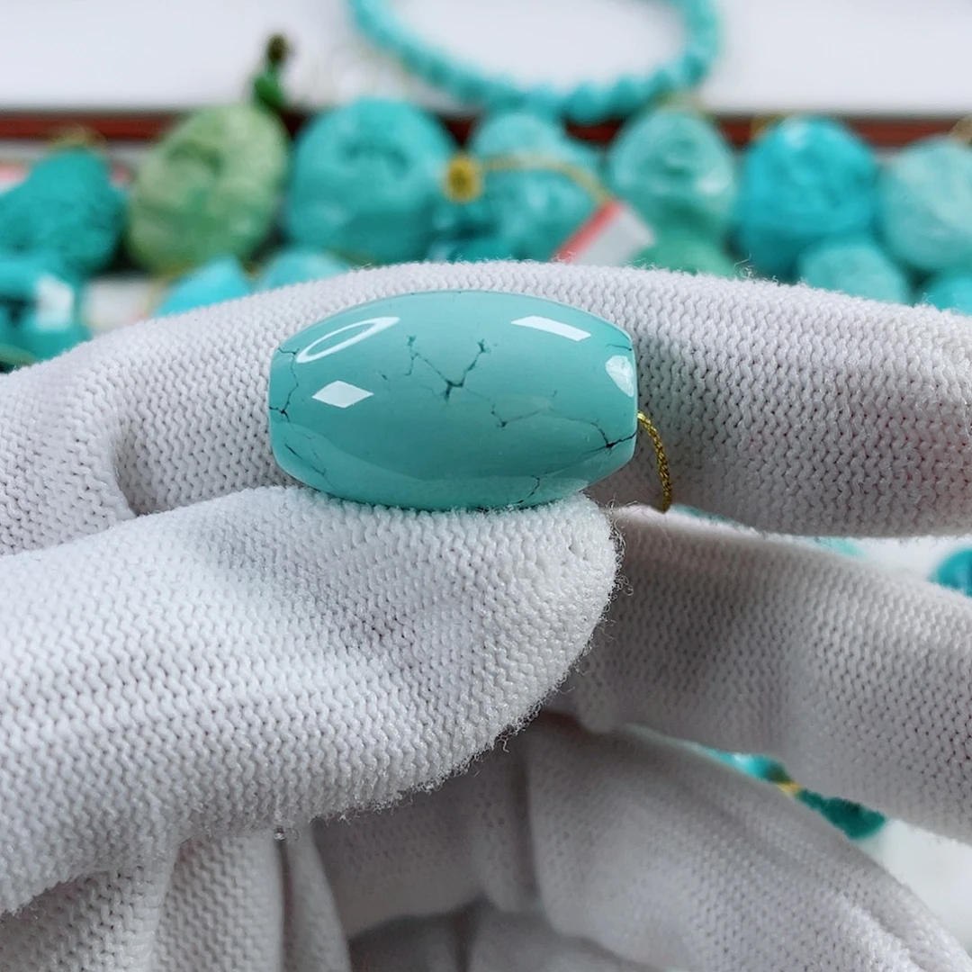 绿松石未镶嵌车挂