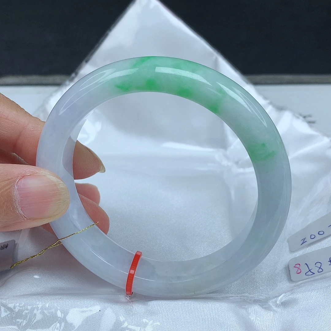 翡翠未镶嵌手镯58圈0212