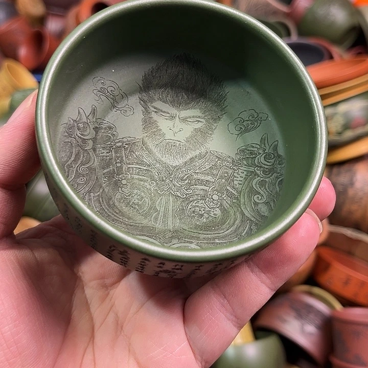 紫砂茶杯全手工紫砂主人杯