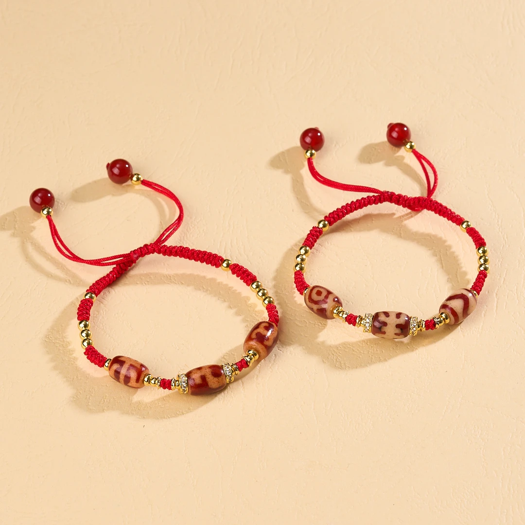 【云丹拉姆】丨XY红肉多宝天珠手绳多样性发其一 约11.5*8