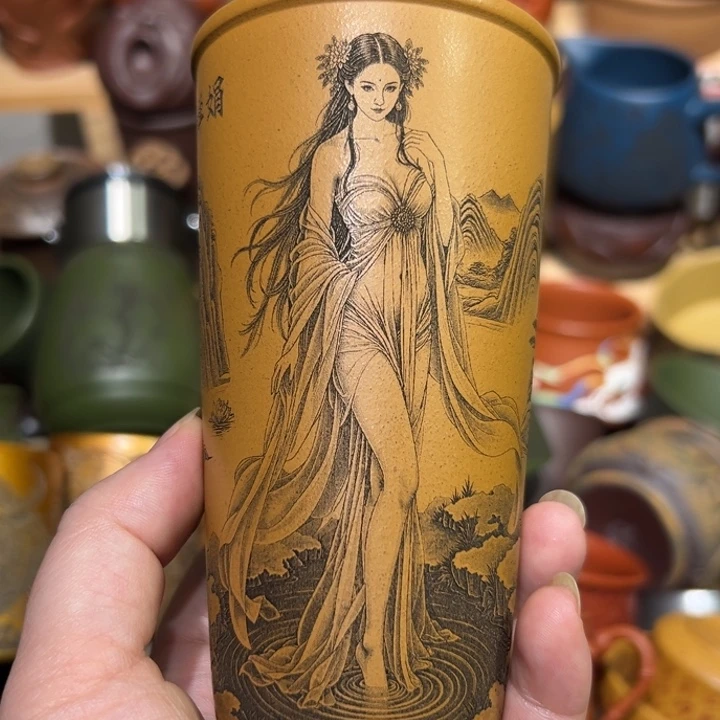 茶杯紫砂宜兴紫砂主人杯