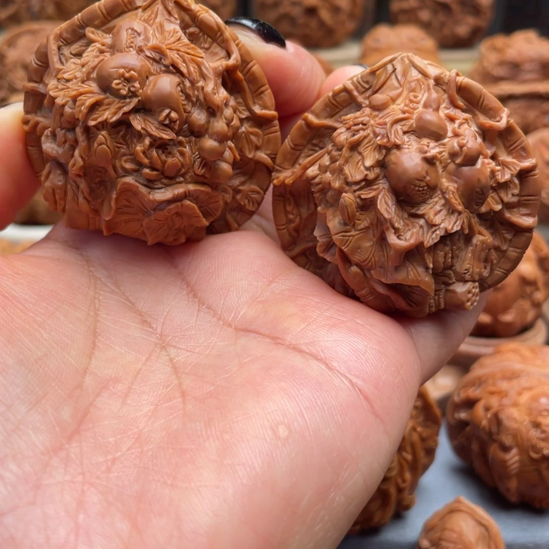 手串/手链核桃蔬果八宝官帽雕刻核桃雕刻