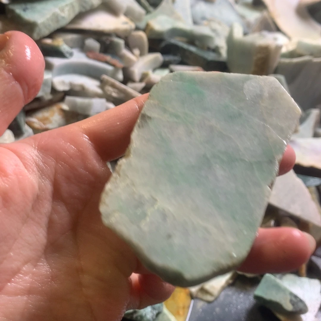 翡翠颈饰未镶嵌缅甸翡翠