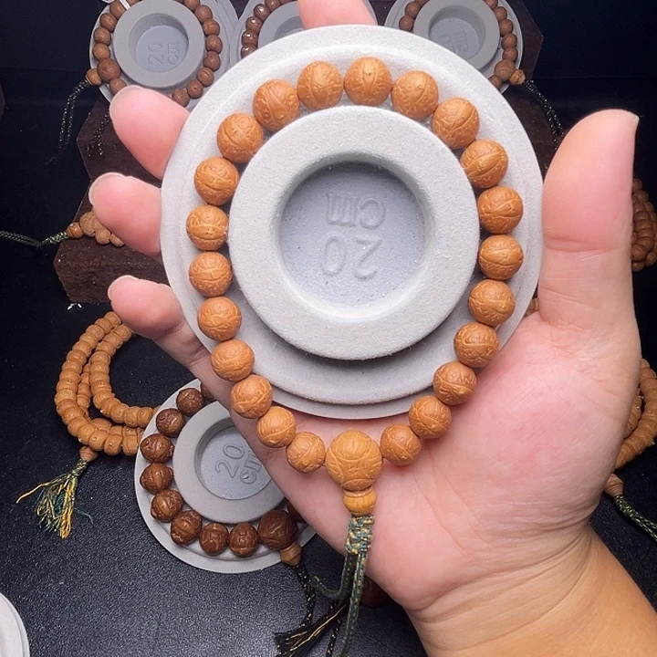 凤眼菩提手串11.5mm铁籽油红皮