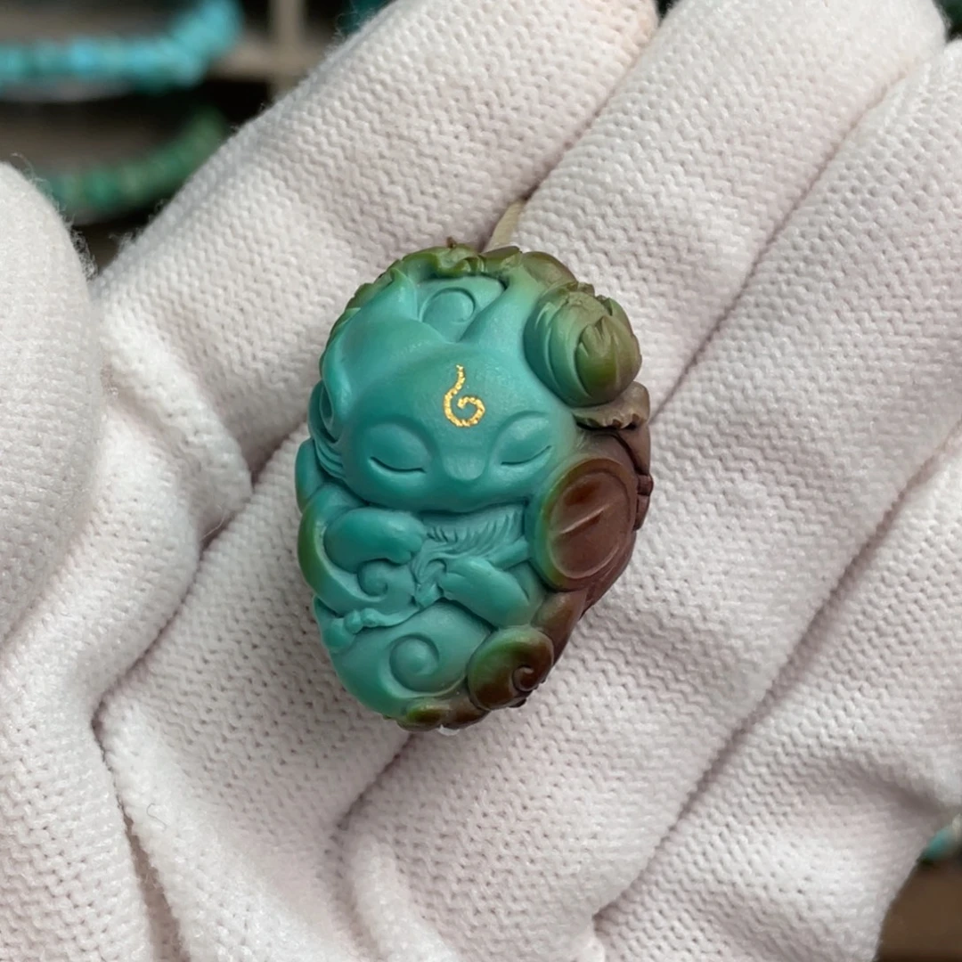 绿松石未镶嵌凤九2