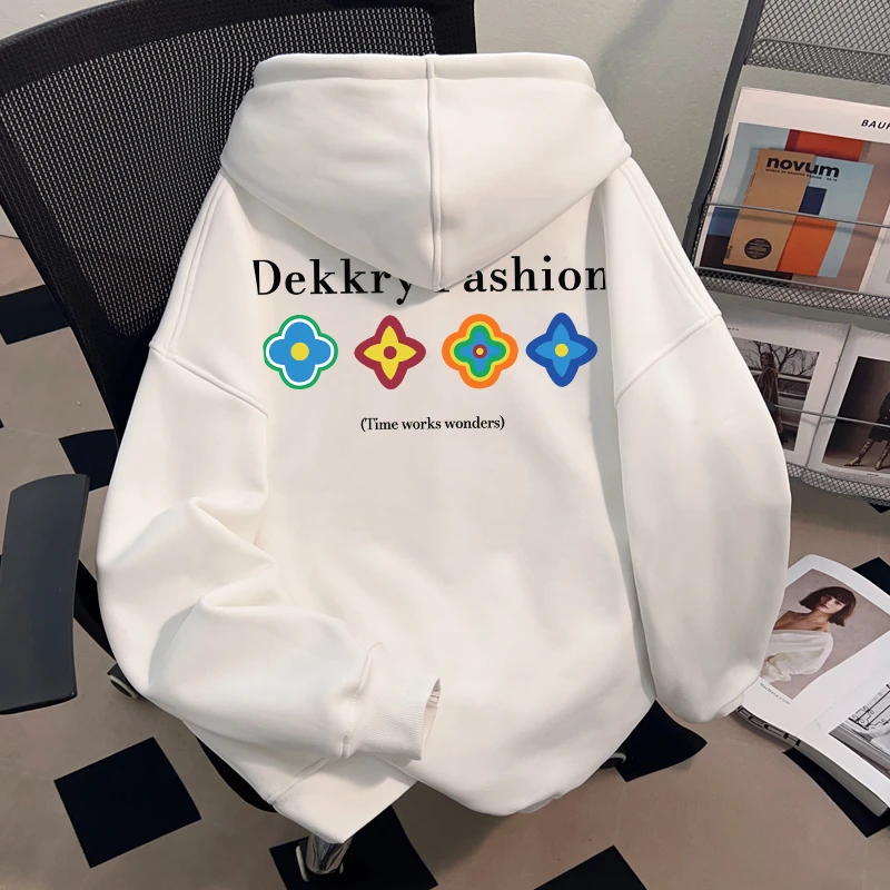 jtrt潮牌字母印花卫衣男女款连帽长袖2025秋冬季重磅宽松休闲上衣