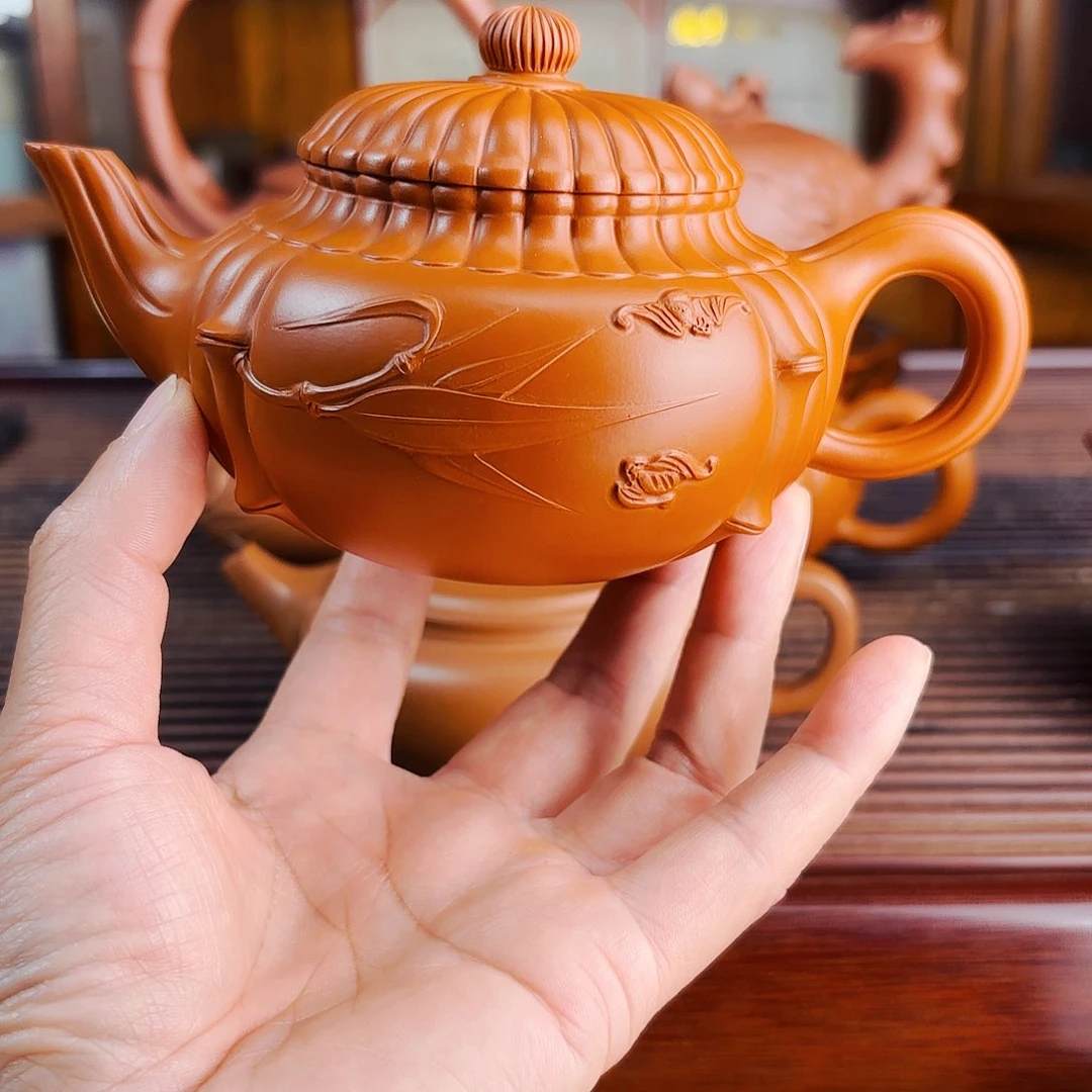 紫砂壶海****豹精品手工制作