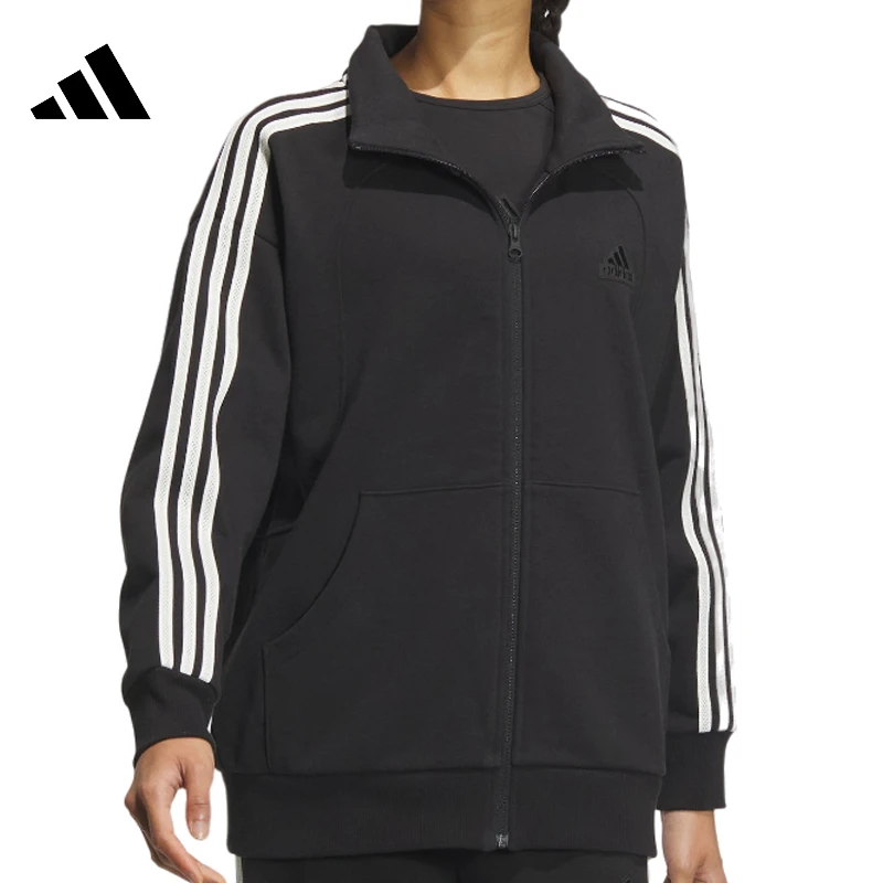 adidas/阿迪达斯女子秋季运动训练休闲夹克外套 JN0759