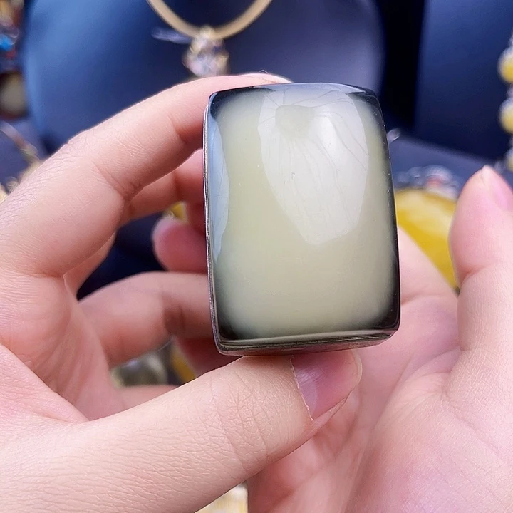 琥珀银S925镶嵌裸石