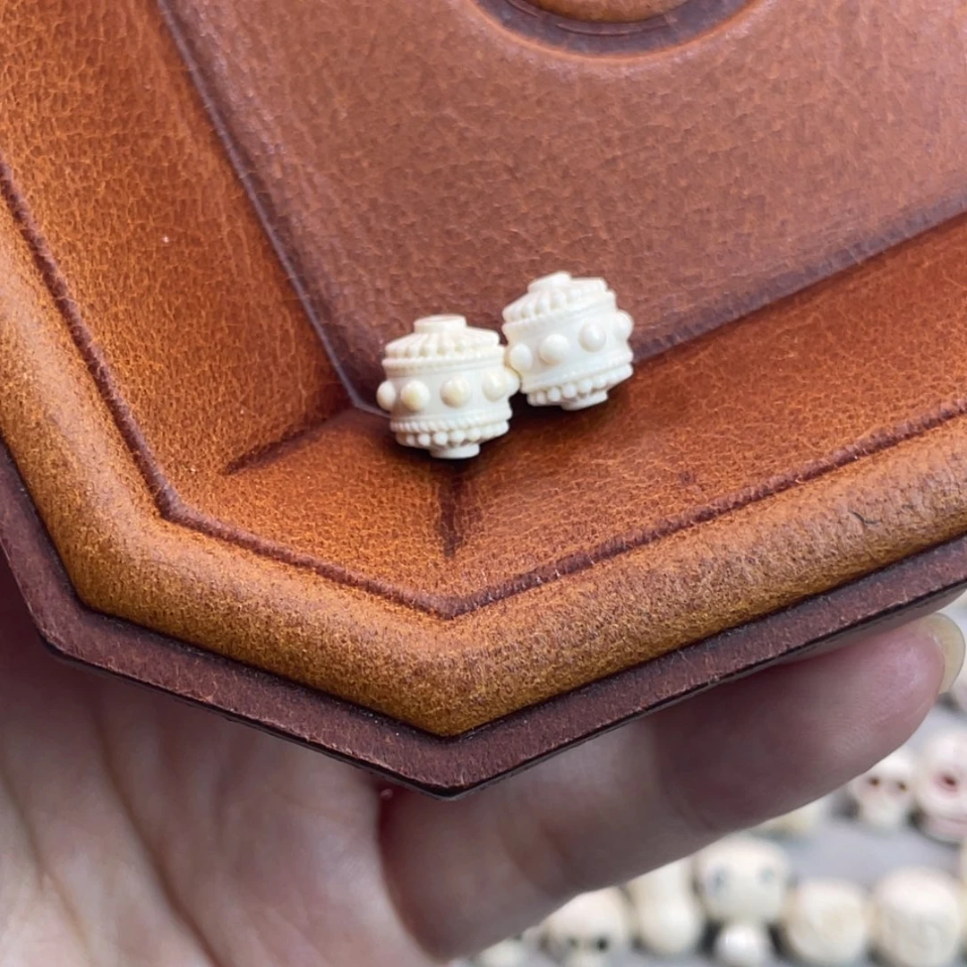 猛犸象牙手串/手链/手镯转经筒一对