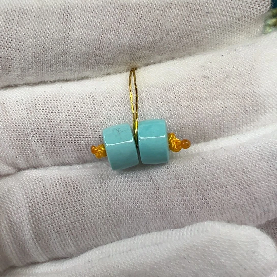 绿松石未镶嵌配饰直径7.0