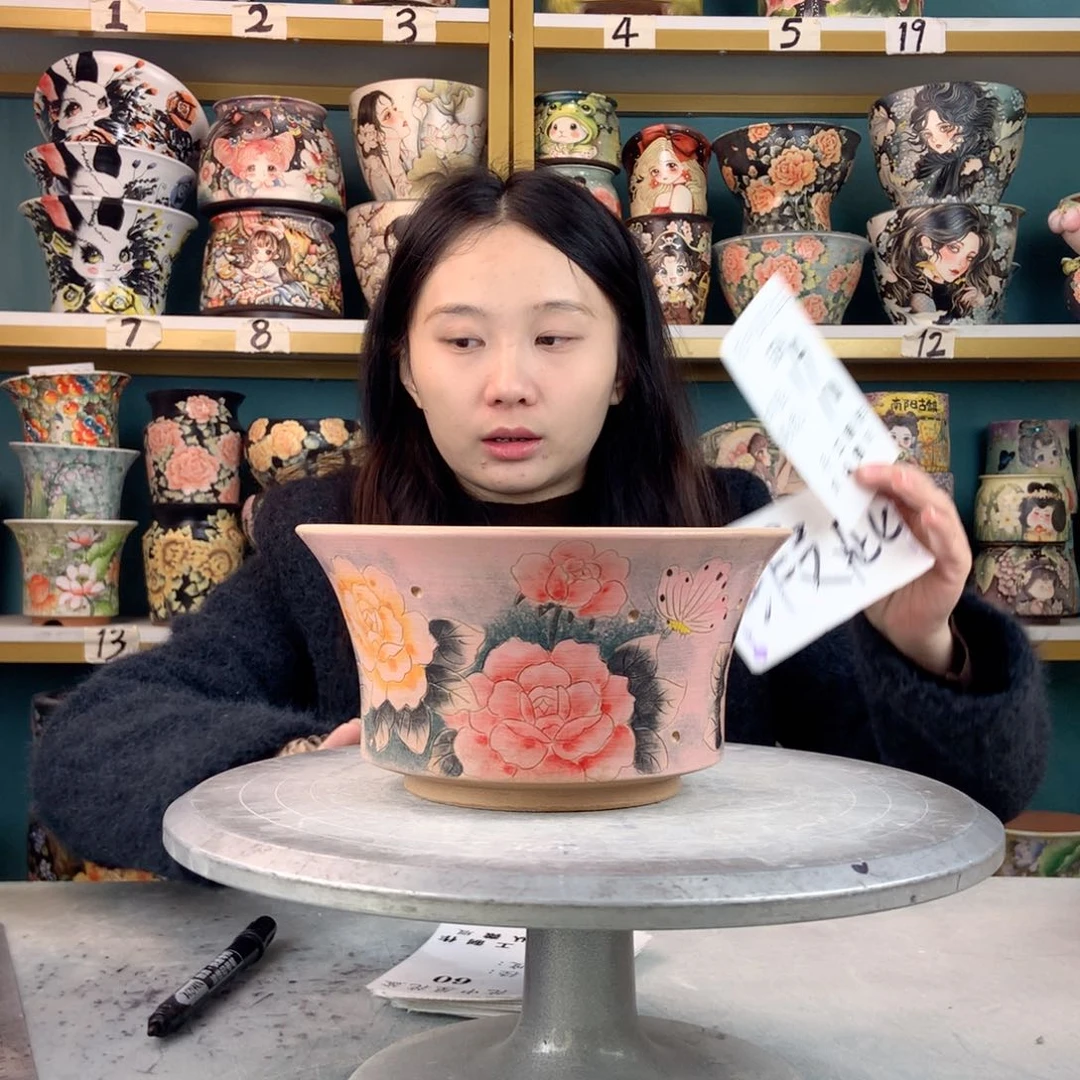 罐景德镇手工瑕疵59