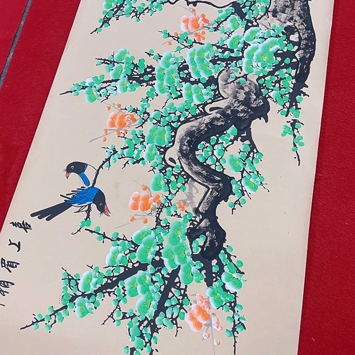 国画老师纯手绘作品，