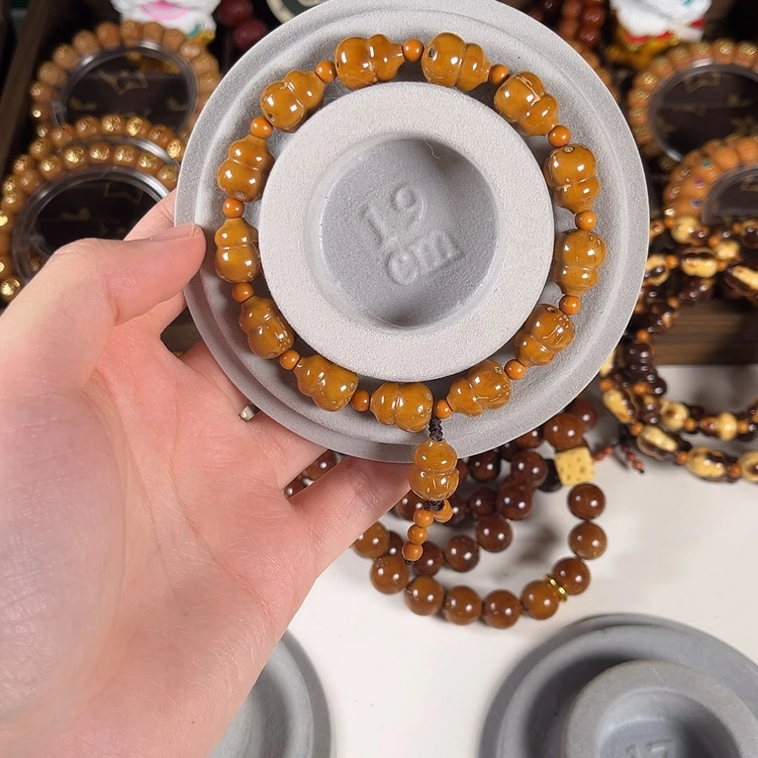 紫金鼠手串13号精品紫金鼠黄皮小葫芦