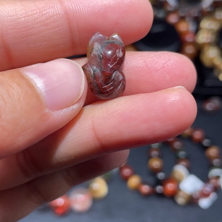 水晶颈饰未镶嵌极光吊坠