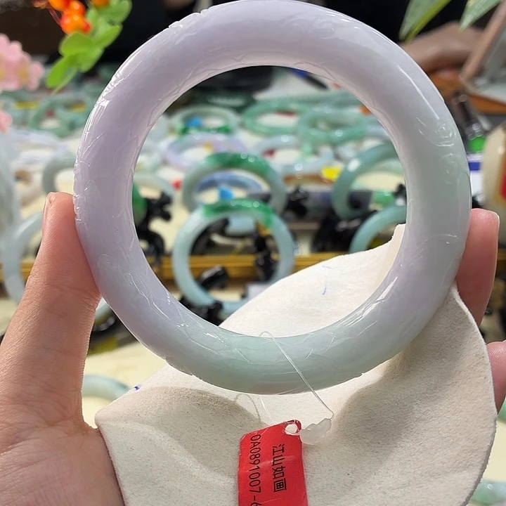 翡翠未镶嵌手镯翡翠手镯60