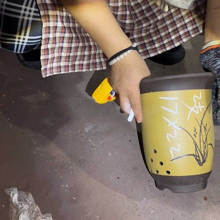 花盆紫砂紫砂花盆两只