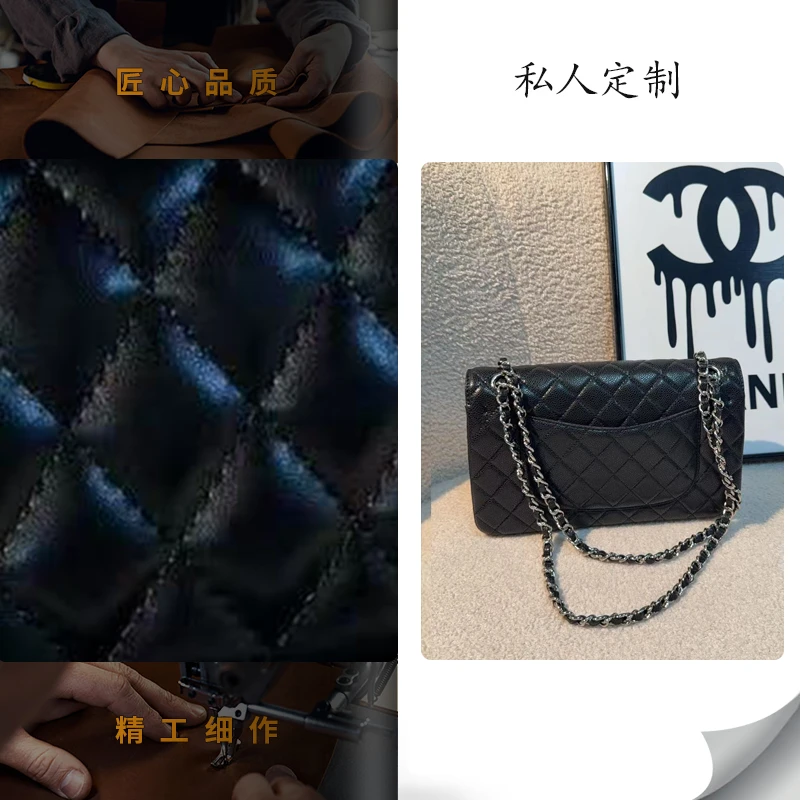 【W817】简约风单根双根慵懒风单肩包女士小众时尚银扣C+F包