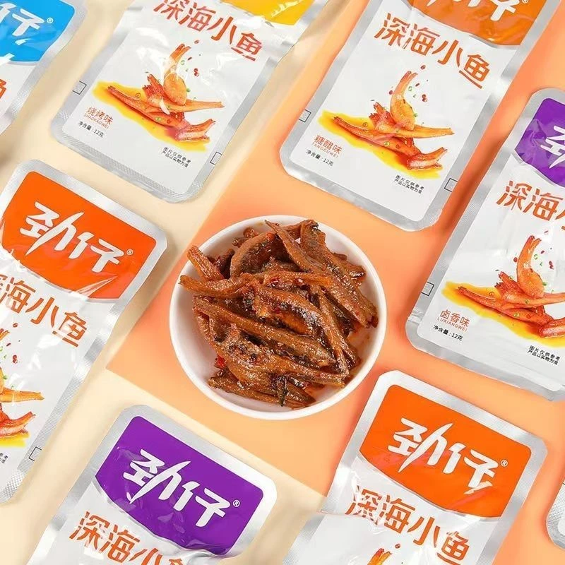 【12-1月】劲仔深海小鱼仔香辣麻辣酱香即食海味休闲解馋零食