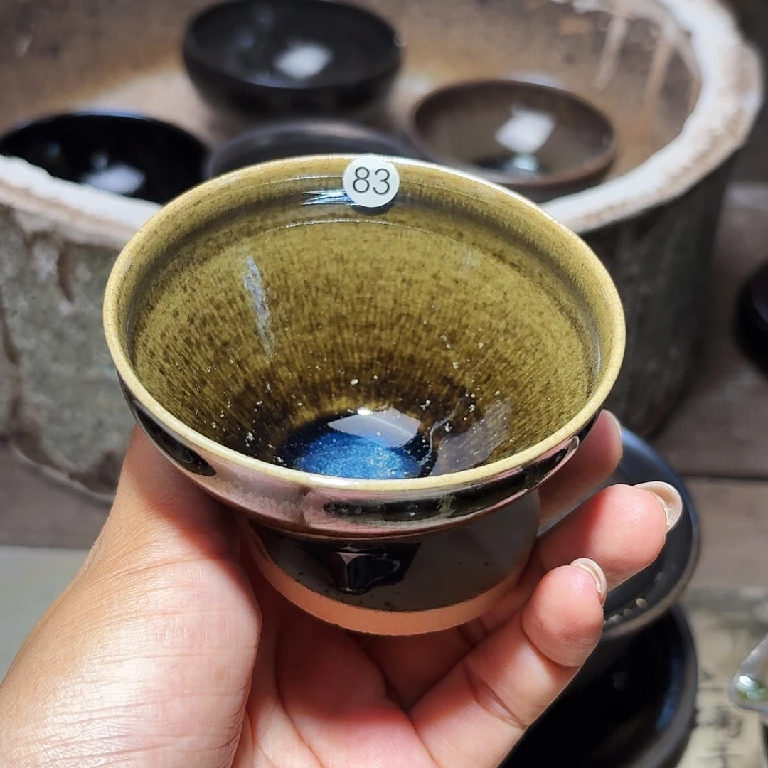 讲***u茶盏义兴龙窑建盏83微瑕