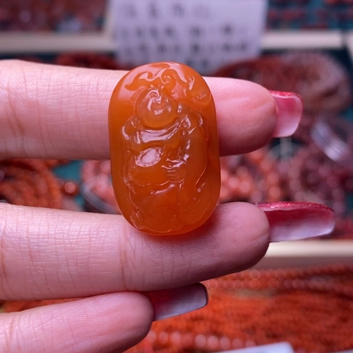 南红玛瑙手链未镶嵌38