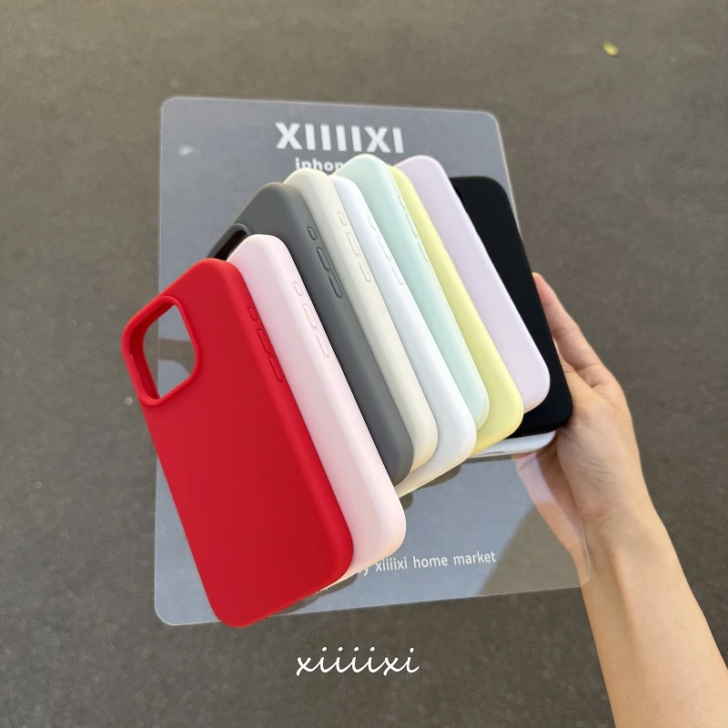 纯色液态硅胶包相机键ins适用苹果16系列手机壳iphone16promax硬