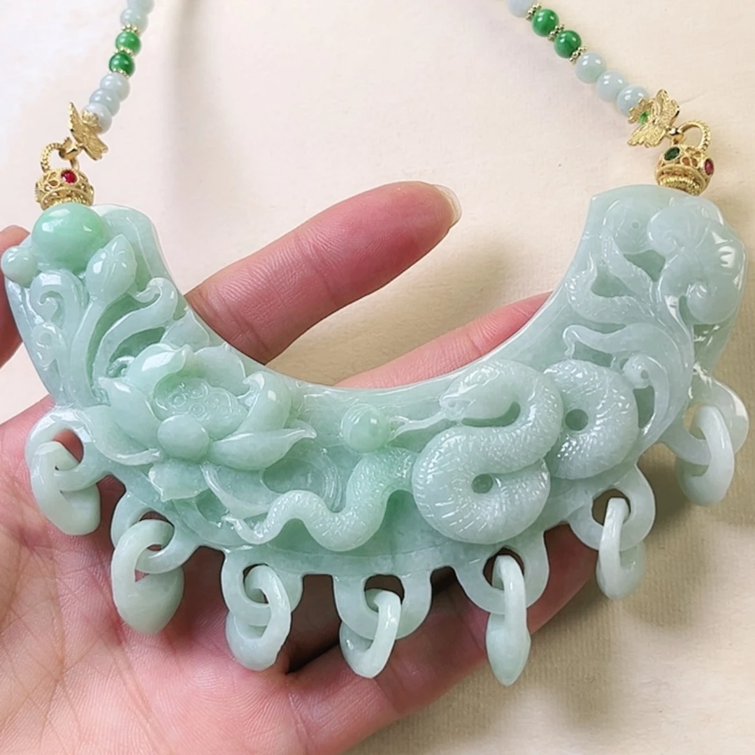 【闪购商品】翡翠颈饰未镶嵌挂件