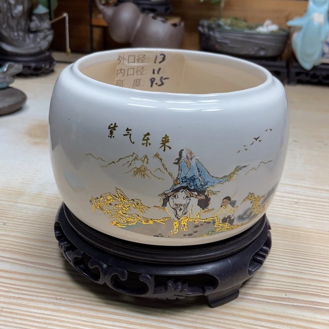 瓷片陶瓷花盆陶瓷艺术