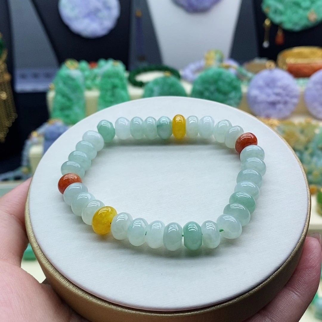 翡翠未镶嵌手串手串