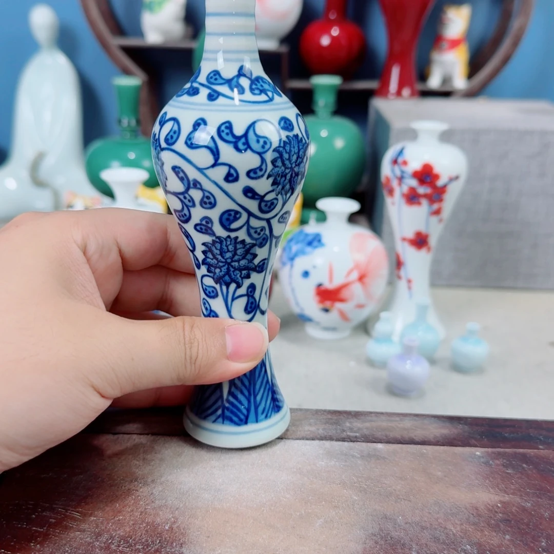 陶瓷手工小花器摆件