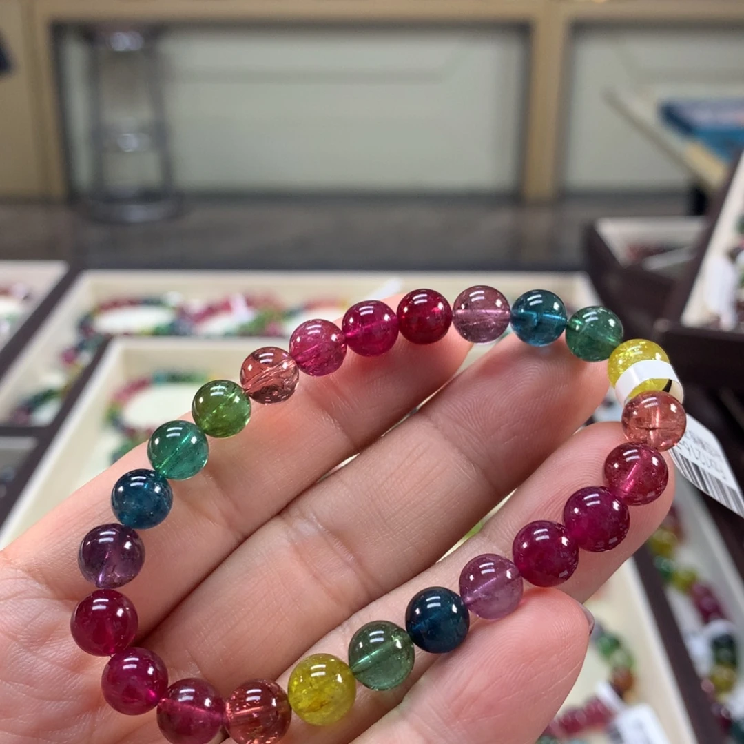 手链碧玺未镶嵌7.8左右